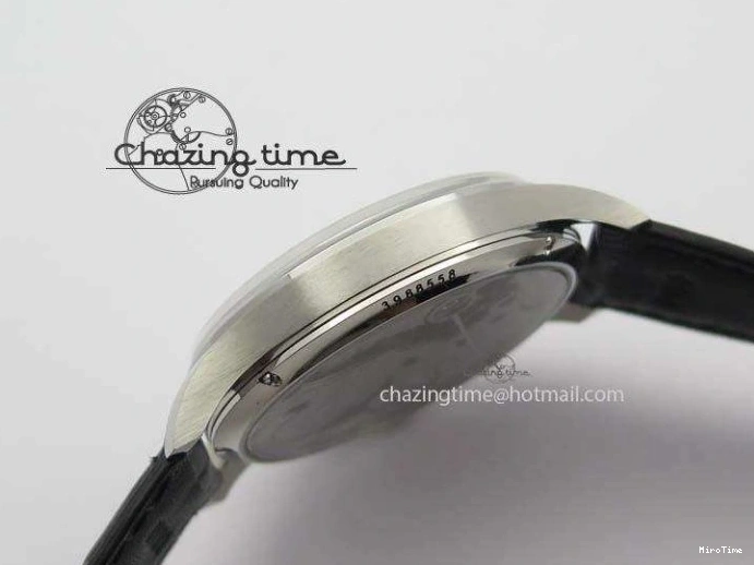 MIROTIME 0407 Portuguese IW544404 SS Gray Dial On Black Leather Strap A Practical 7259